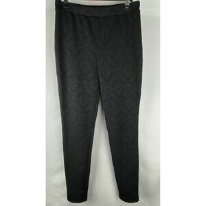 Forever 21 Stretch Pants Womens Large Black Lace Leggings Dark Coquette